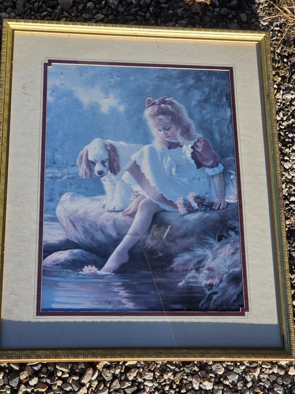 Framed Print Of A day Together
